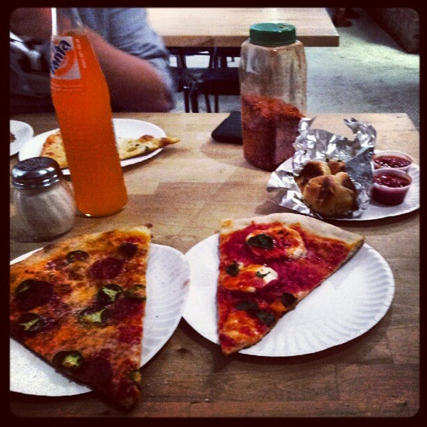Photo taken at Joe&#39;s Pizza - Hollywood Blvd by JaiRawk S. on 8/18/2012