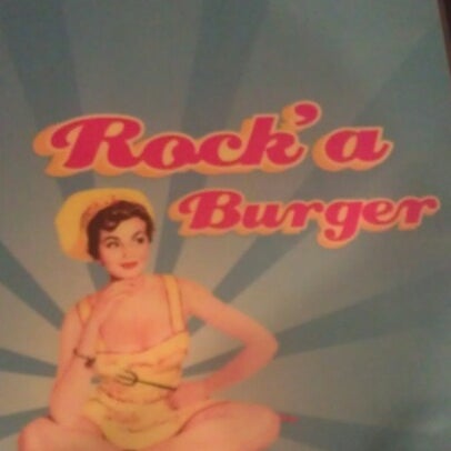Photo taken at Rock&#39;a Burger by Vanessa G. on 6/10/2012