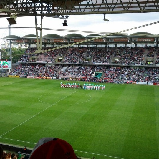 Photo taken at Gerhard Hanappi Stadium by Markus on 7/17/2012