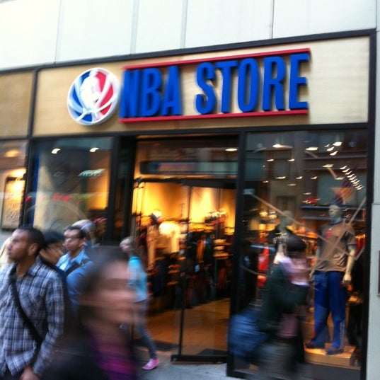 Photo taken at NBA Store by Guadalupe on 4/3/2012