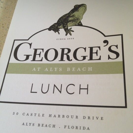 Photo taken at George&#39;s at Alys Beach by Tony W. on 7/6/2012