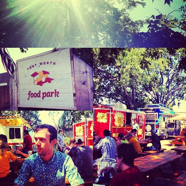 Photo taken at Fort Worth Food Park by Bianca C. on 9/1/2012