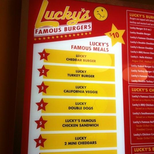 Photo taken at Lucky&#39;s Famous Burgers by Chris C. on 5/18/2012