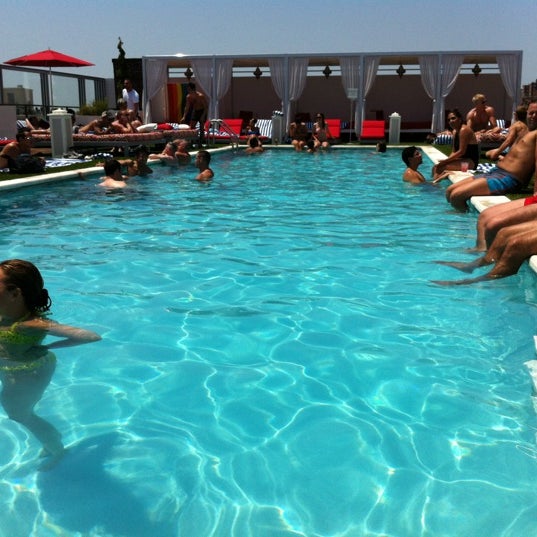 Photo taken at Penthouse Pool and Lounge by Joel H. on 5/28/2012