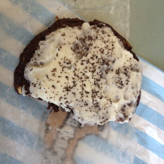 cookies and cream cookie is a good breakfast. can't say the same about the waaay too strong iced coffee.