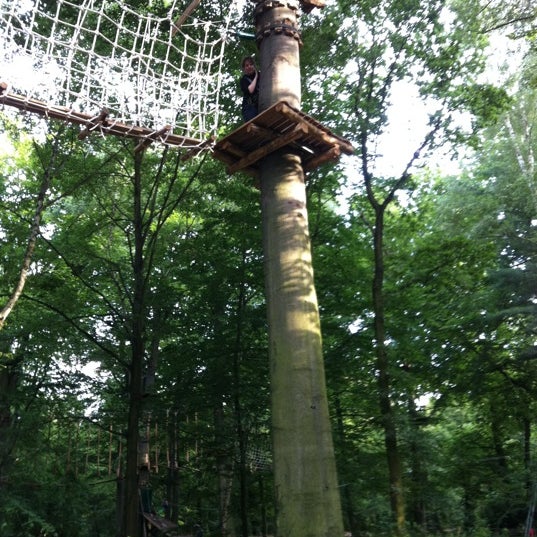7/20/2012 tarihinde Hie-suk Y.ziyaretçi tarafından Waldhochseilgarten Jungfernheide'de çekilen fotoğraf