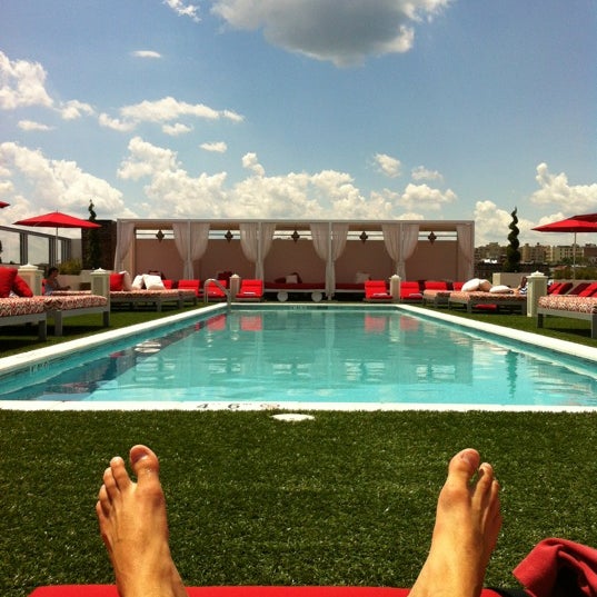 Photo taken at Penthouse Pool and Lounge by Zachary Merrill R. on 6/7/2012