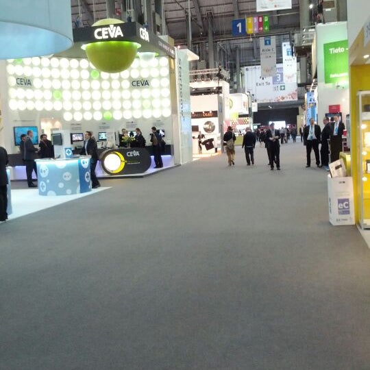Photo taken at Mobile World Congress 2012 by Lisandro C. on 3/1/2012
