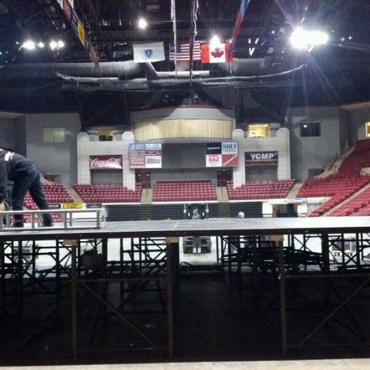 Photo taken at Mullins Center by Colin G. on 2/10/2012