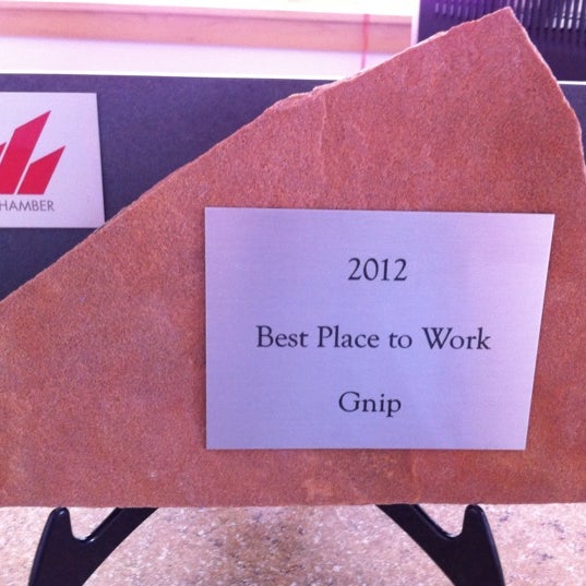 Check out our "Best Place to Work" award