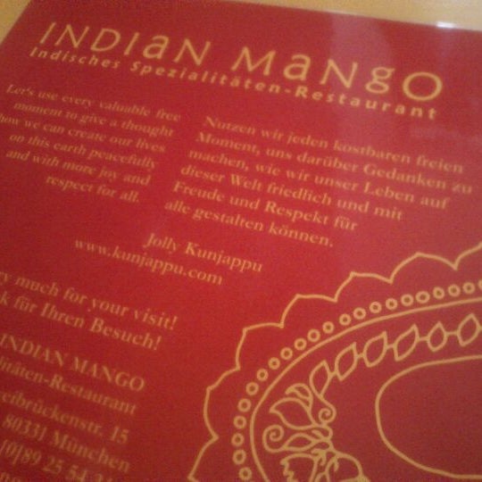 Photo taken at Indian Mango by NOI S. on 6/19/2012