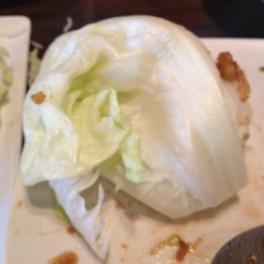 Worst lettuce cups for minced chicken wraps- turns into a good salad, though :)