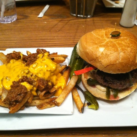 Photo taken at Broadway Burger Bar &amp; Grill by Michael O. on 5/11/2012