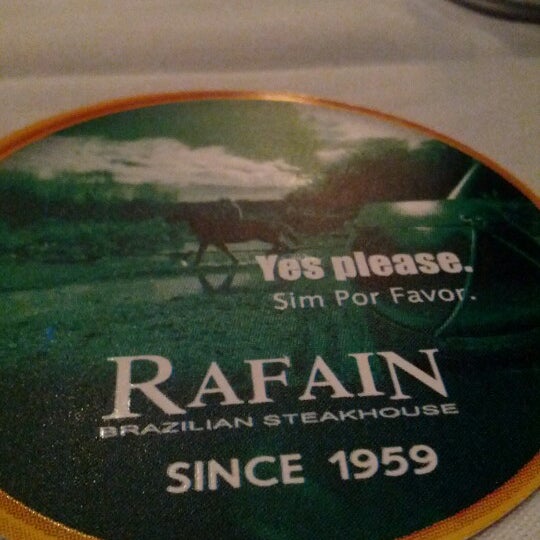 Photo taken at Rafain Brazilian Steakhouse by Ivan B. on 7/3/2012