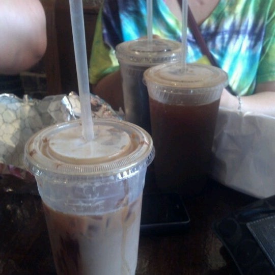Photo taken at Green T Coffee Shop by Hallie W. on 8/1/2012