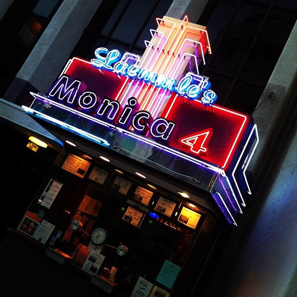 Photo taken at Laemmle&#39;s Monica Fourplex by Anthony C. on 9/7/2012