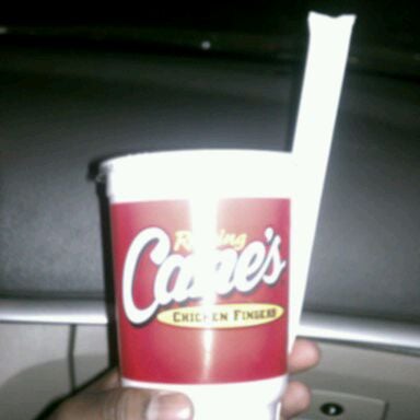Photo taken at Raising Cane&#39;s Chicken Fingers by Christopher D. on 3/12/2012