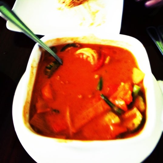 Red Curry shrimp is to die for. Pad Thai was great too but red curry wins it for me!