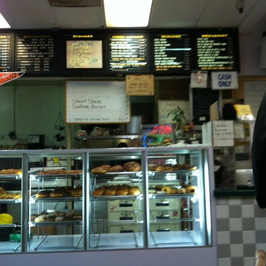 Photo taken at All Stars Donuts by Tyler H. on 3/21/2012
