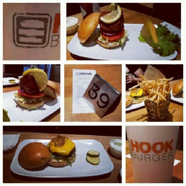 Photo taken at Hook Burger Bistro by Thomas E. on 8/31/2012