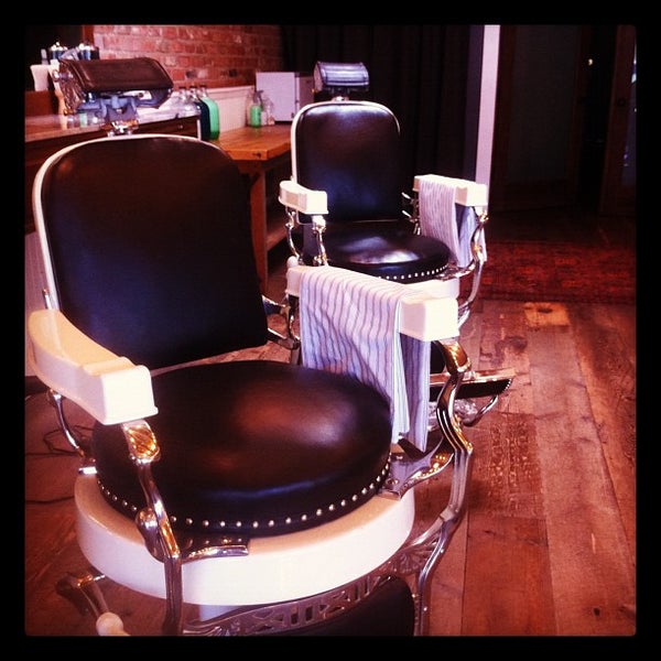 Photo taken at Baxter Finley Barber &amp; Shop by Angelo I. on 8/26/2012