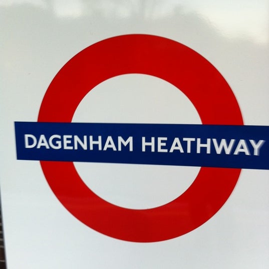 Dagenham Heathway London Underground Station Metro Station
