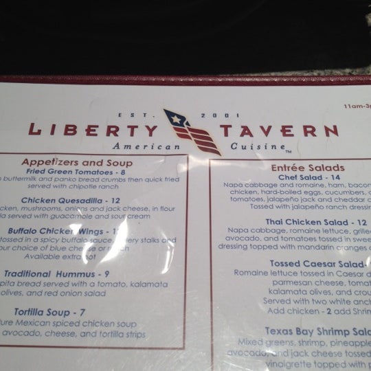 4/22/2012 tarihinde Jason M.ziyaretçi tarafından Liberty Tavern'de çekilen fotoğraf