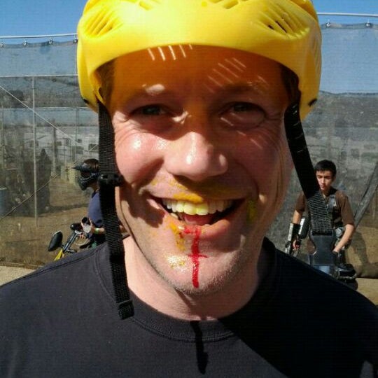 Photo taken at Combat Zone Paintball &amp; The Zombie Apocalypse Experience by Jesse A. on 2/25/2012