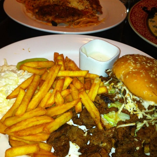 Photo taken at Grill House by Fadia A. on 3/27/2012