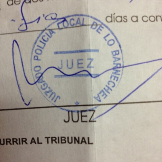 Juzgado Policia Local Lo Barnechea, Metropolitana de Santiago de Chile