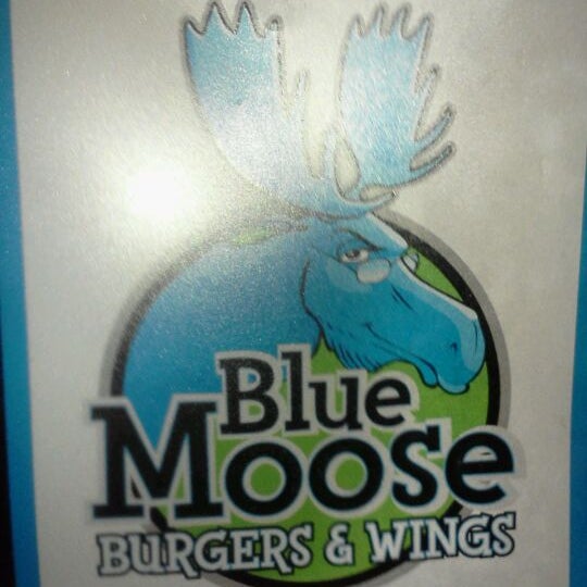 Photo taken at Blue Moose Burgers &amp; Wings by Tammy M. on 2/25/2012