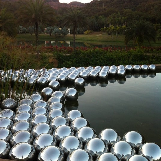 Photo taken at Narcissus Garden - Yayoi Kusama by Wilmi on 8/11/2012