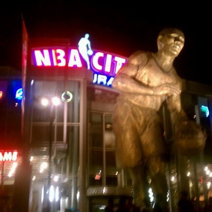 Photo taken at NBA City Restaurant by Ryan H. on 3/10/2012