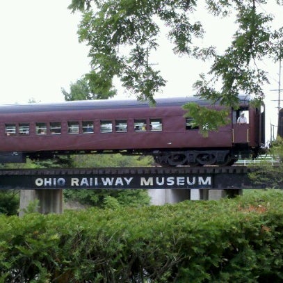 Foto scattata a The Ohio Railway Museum da Jonathan S. il 8/5/2012
