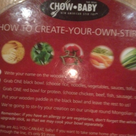 Photo taken at The Real Chow Baby by Tiffany R. on 2/21/2012