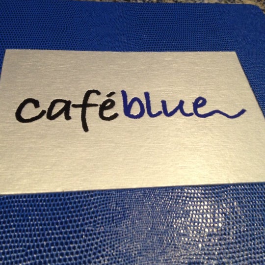 Photo taken at Cafe Blue by Carmen G. on 6/29/2012