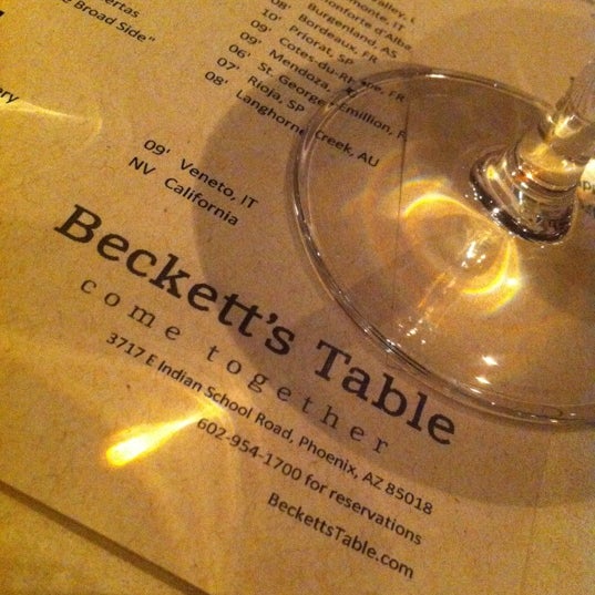 Снимок сделан в Beckett&#39;s Table пользователем J.E. P. 2/23/2012