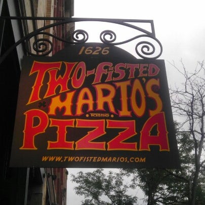 Photo taken at Two Fisted Mario&#39;s Pizza by AndyMike E. on 7/9/2012