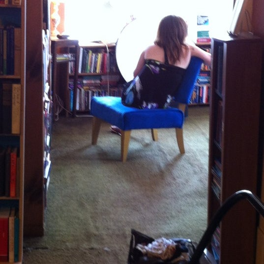 Photo taken at Jane Addams Book Shop by Jim O. on 5/3/2012