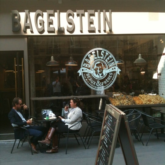Photo taken at Bagelstein by Thomas A. on 9/4/2012