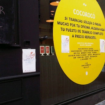 4/21/2012にConchiMartinがCocorocó Coworkingで撮った写真