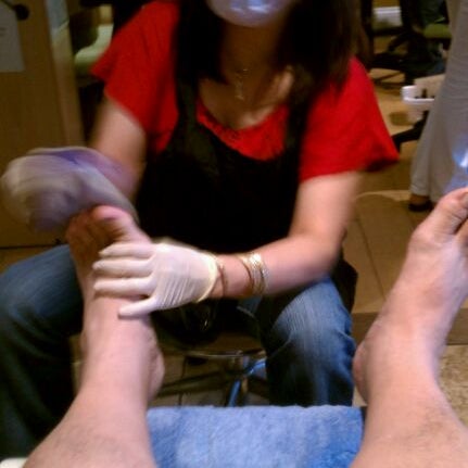 Photo taken at Heavenly Nails &amp; Spa by Manuel M. on 3/29/2012