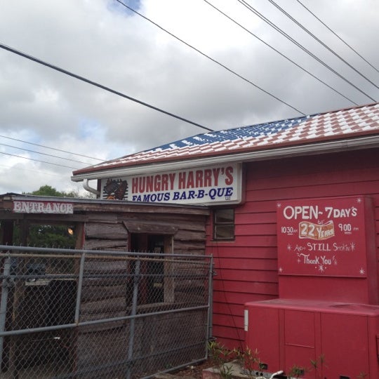 Photo taken at Hungry Harry&#39;s Famous BBQ by Beachmom01 on 3/11/2012