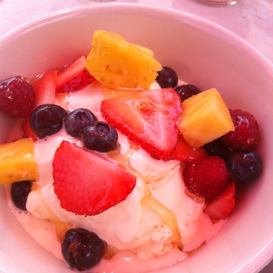 Get some ice cream and fresh fruit for dessert!