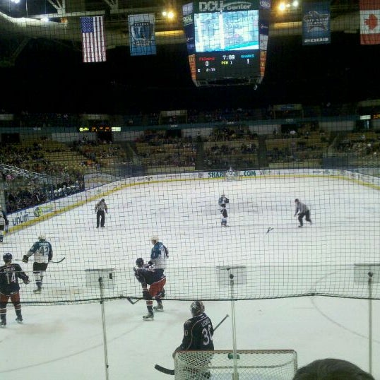 Photo taken at Worcester Sharks by Lee W. on 4/1/2012
