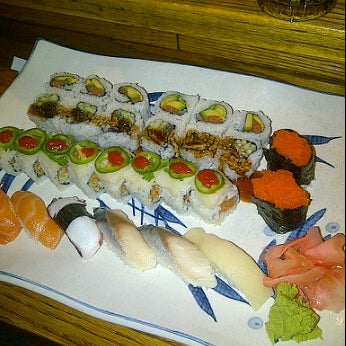 Photo taken at Sushi Park by Sunny Y. on 6/21/2012