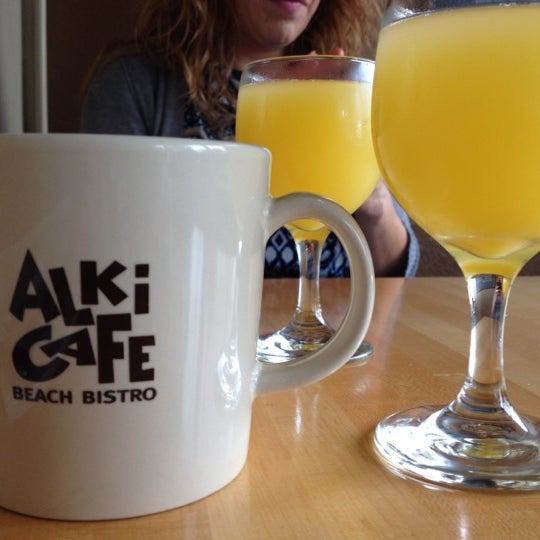 Photo taken at Alki Cafe by Brian H. on 7/1/2012
