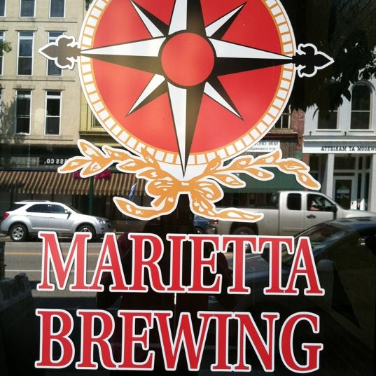 Photo taken at Marietta Brewing Company by Morgan on 8/19/2012