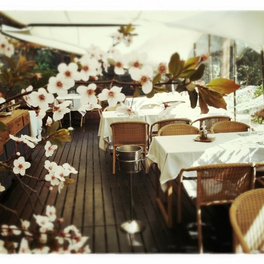 Photo taken at La Balsa Restaurant by Cristina G. on 5/28/2012