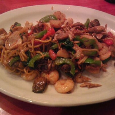 Photo taken at Genghis Khan Mongolian Grill by Benton on 2/16/2012